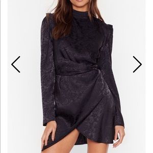 Floral Jacquard Dress Nasty Gal